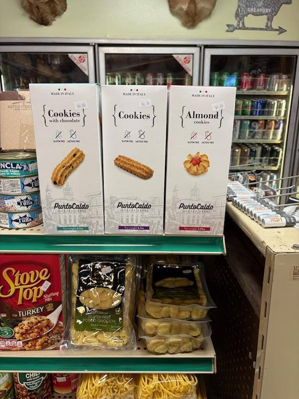 Imported Italian gluten free cookies